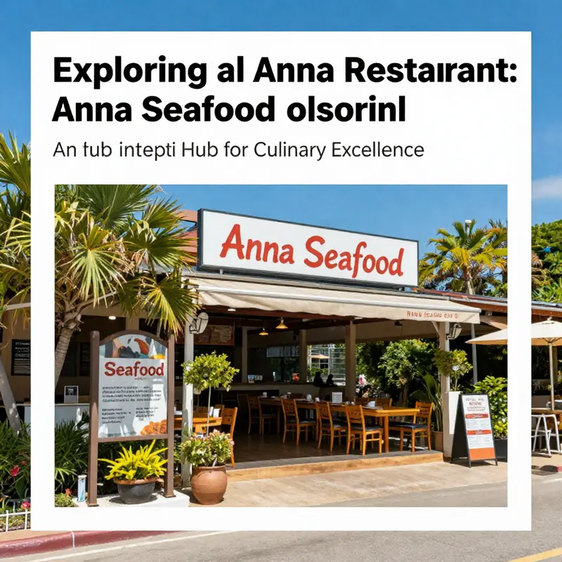 A scenic view of Anna Seafood Restaurant, showcasing its inviting facade and welcoming environment.