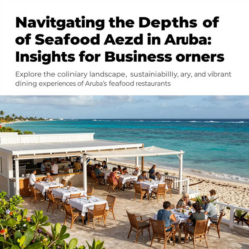 A beautiful seafood restaurant on the coast of Aruba offering a scenic view of the ocean, ideal for seafood enthusiasts.