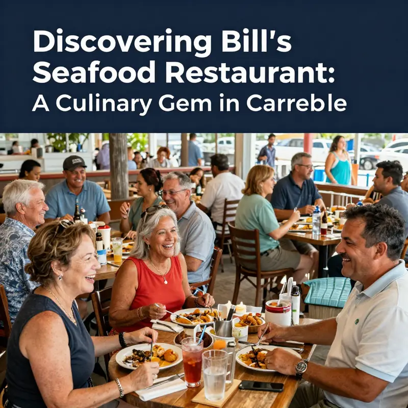 The inviting facade of Bill’s Seafood Restaurant, where fresh seafood meets warm hospitality in Carrabelle.