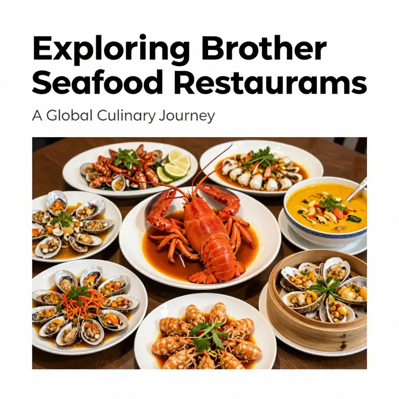 Map highlighting the global reach and diversity of Brother Seafood Restaurants, showcasing distinct culinary traditions.