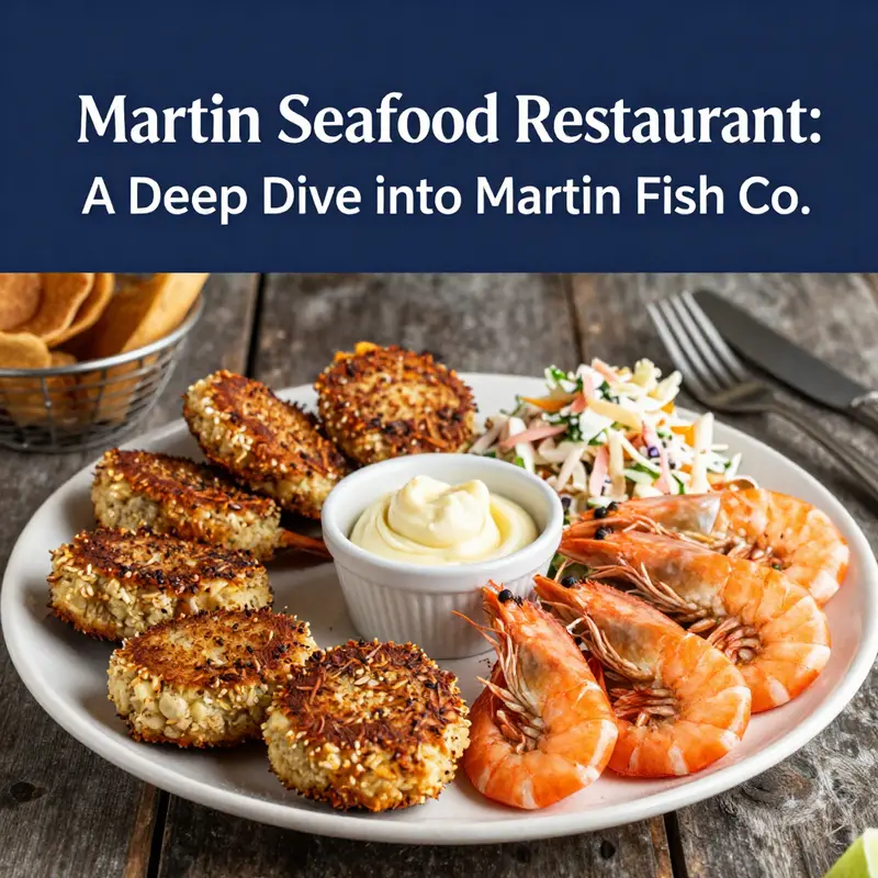The exterior of Martin Fish Co., welcoming guests with its coastal charm.