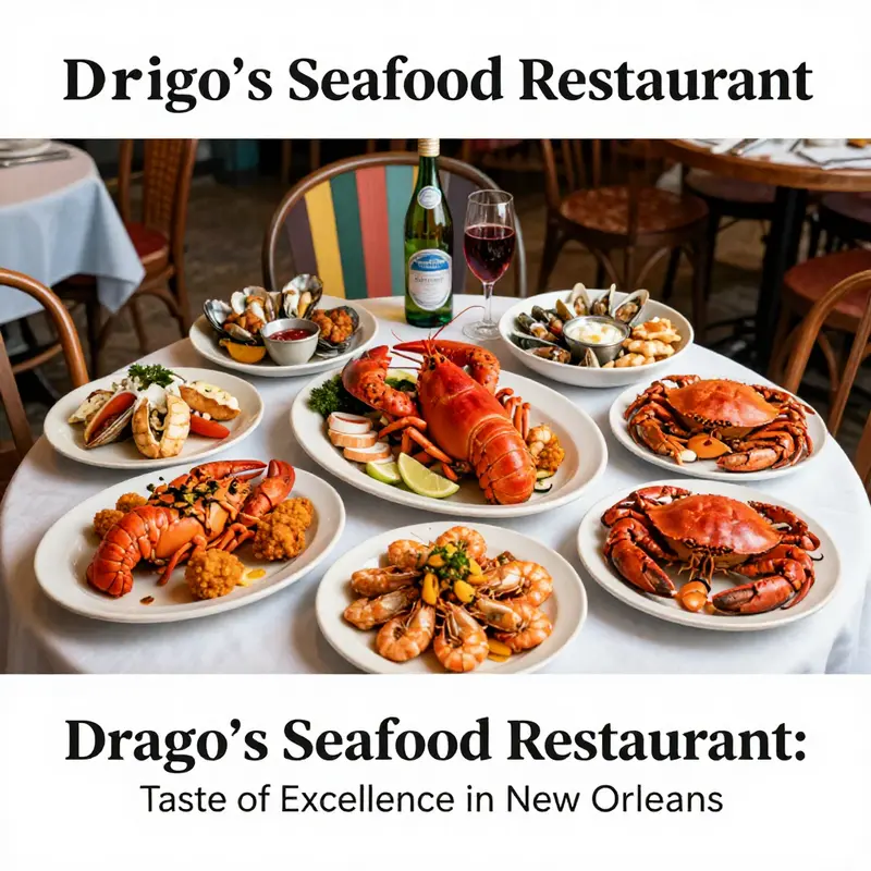 The inviting exterior of Drago’s Seafood Restaurant, reflecting the vibrant culture of New Orleans.
