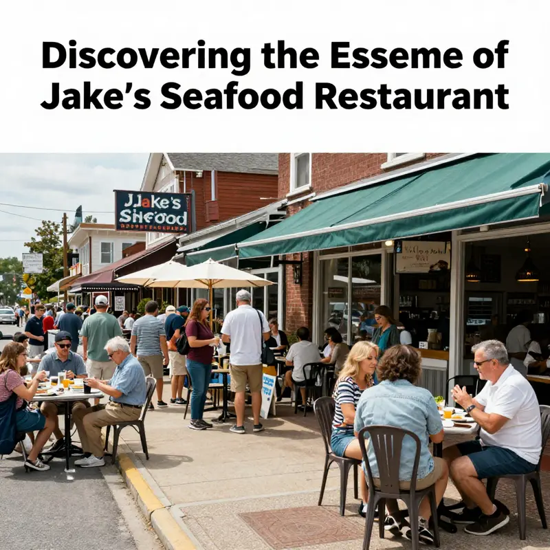 An exquisite seafood platter showcasing Jake’s diverse menu highlights.