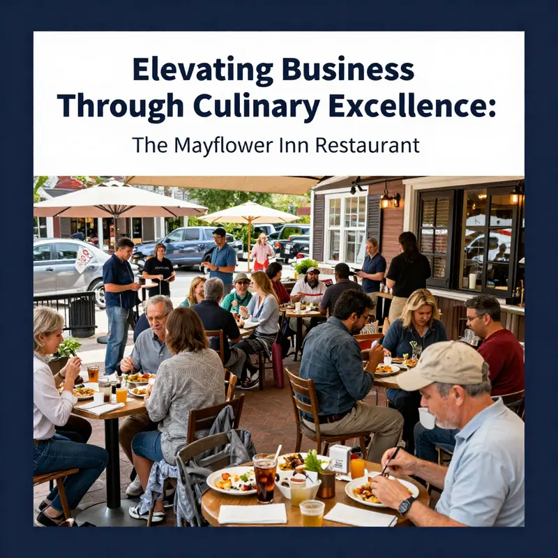 Exquisite dish artfully presented, showcasing the culinary excellence of Mayflower Inn Restaurant.