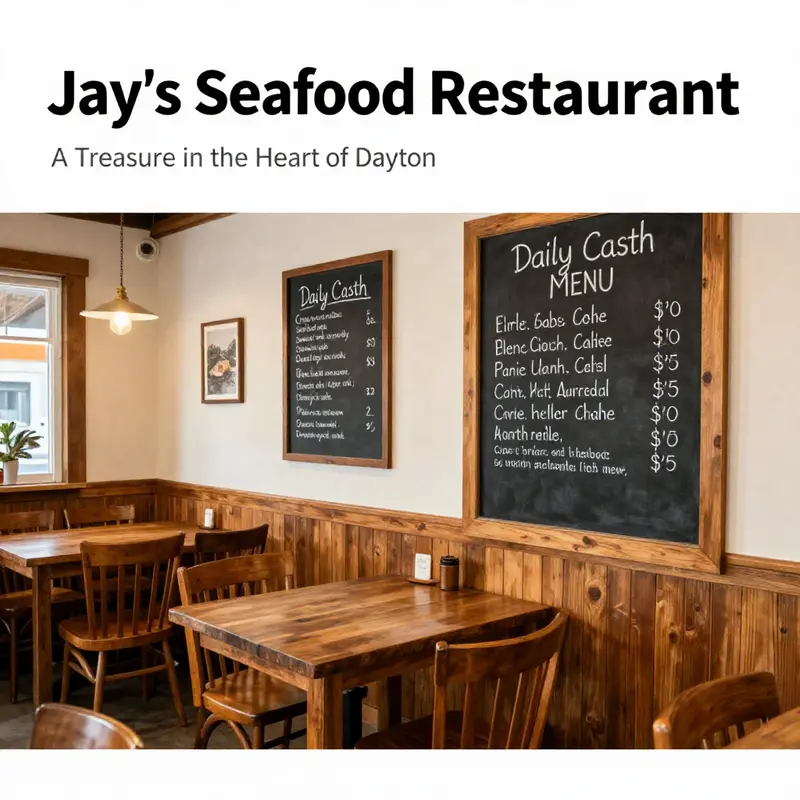 The inviting interior of Jay’s Seafood Restaurant, reflecting its no-frills, homely charm.