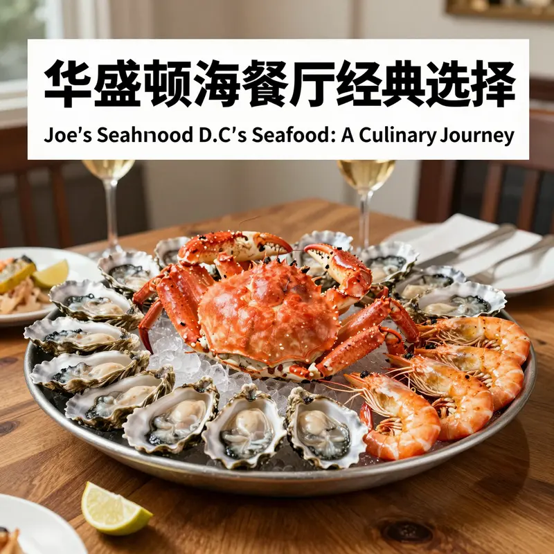 Delicious seafood platter at Joe’s Seafood Prime Steak & Stone Crab, a classic choice in Washington D.C.