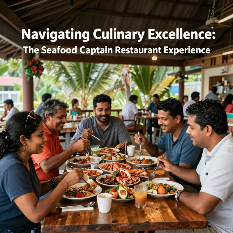 A glimpse into the modern and creative seafood dishes offered at Captain Scott’s Seafood Restaurant.