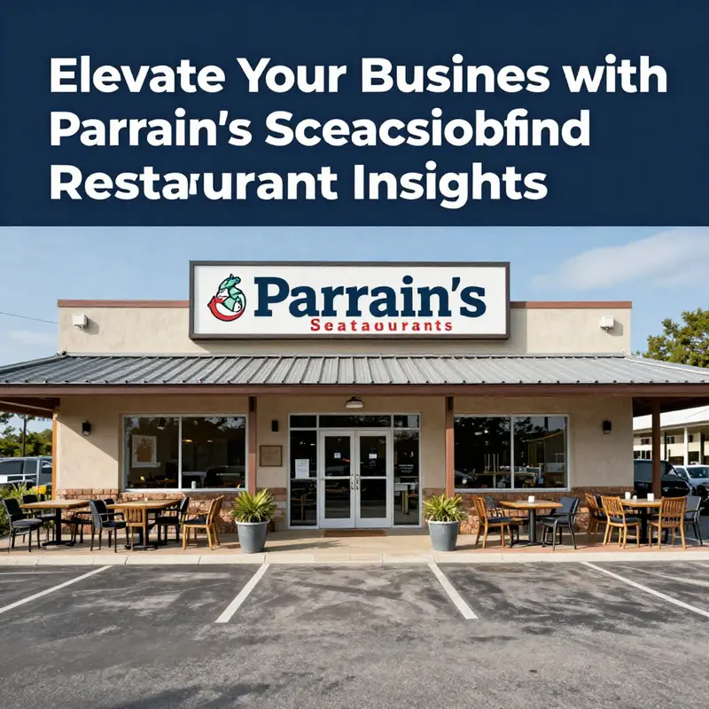 The inviting dining ambiance at Parrain’s Seafood Restaurant enhances the customer’s experience.