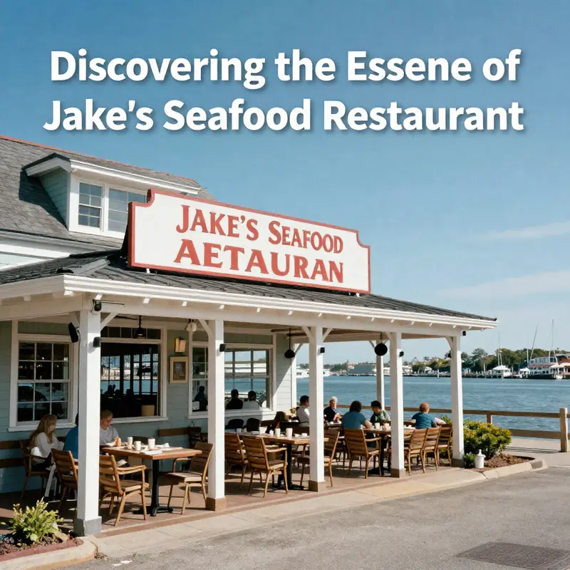 An exquisite seafood platter showcasing Jake’s diverse menu highlights.