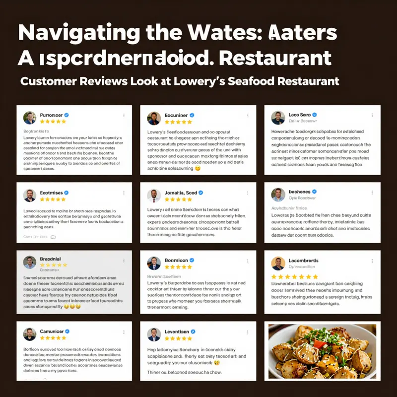 An inviting atmosphere showcasing the interior of Lowery’s Seafood Restaurant during peak dining hours.