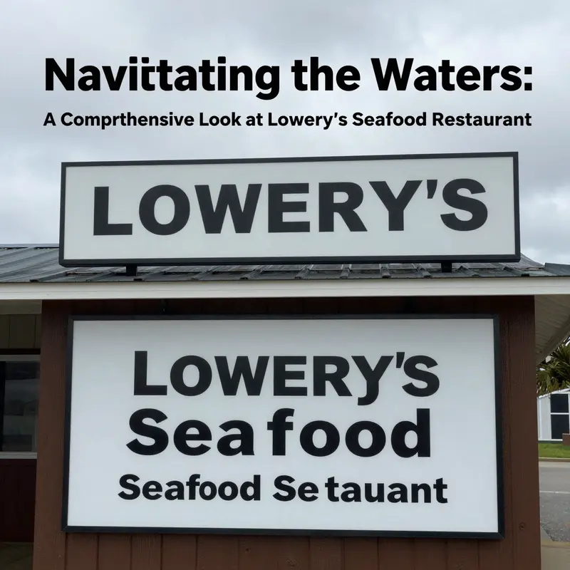 An inviting atmosphere showcasing the interior of Lowery’s Seafood Restaurant during peak dining hours.
