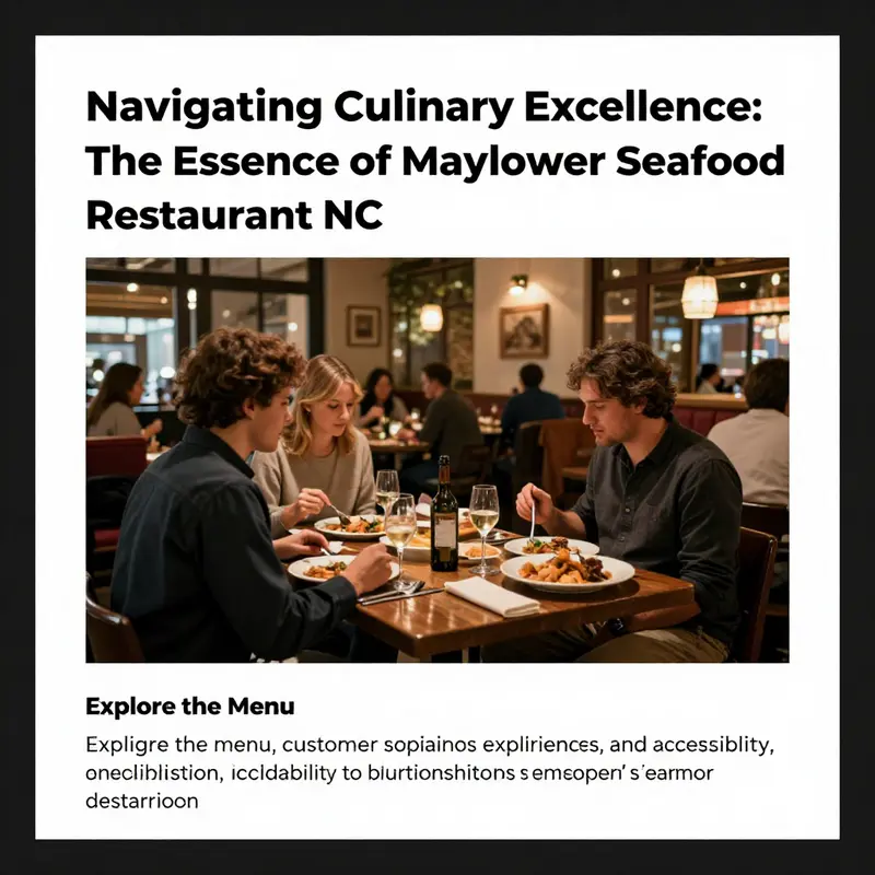 Interior view of Mayflower Seafood Restaurant with diners enjoying a meal in a cozy environment.