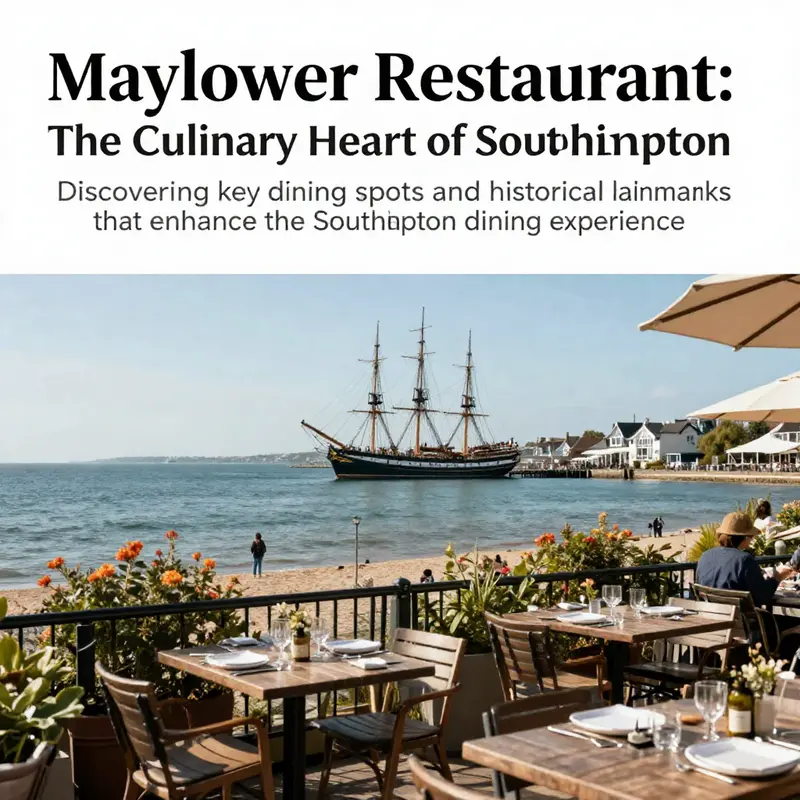 A scenic view from Mayflower Park showcasing the sea, appealing to diners and visitors.
