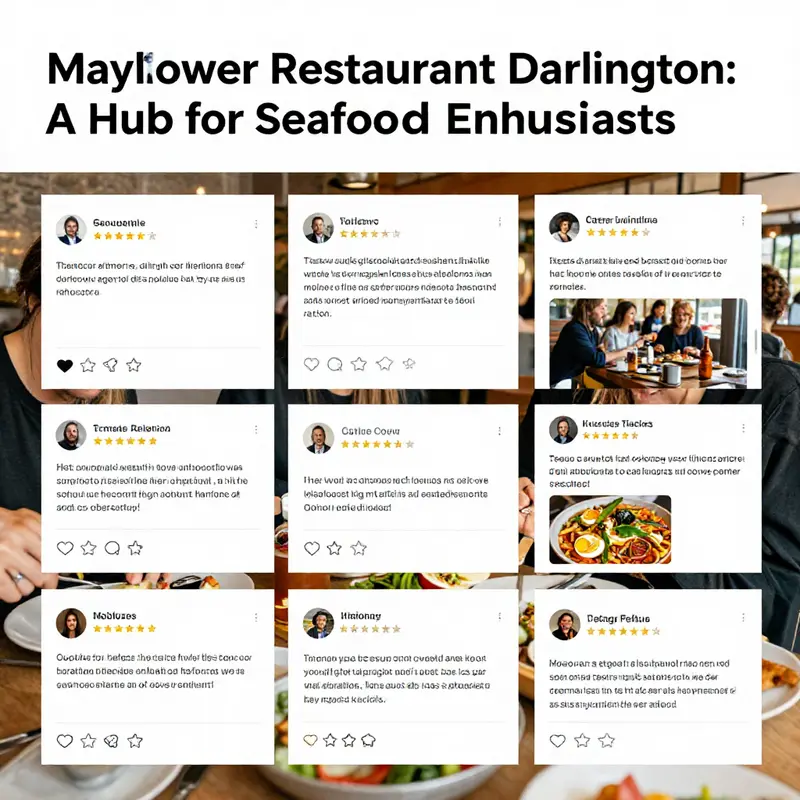 The welcoming entrance of Mayflower Seafood Restaurant, a landmark for seafood lovers in Darlington.