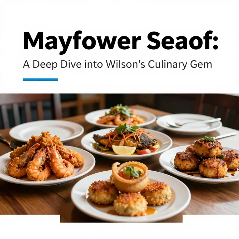 A glimpse into the establishment of Mayflower Seafood, showcasing its original charm.