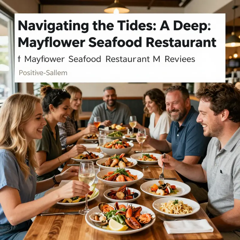 Diners enjoying a pleasant meal showcasing the positive atmosphere at Mayflower Seafood Restaurant.