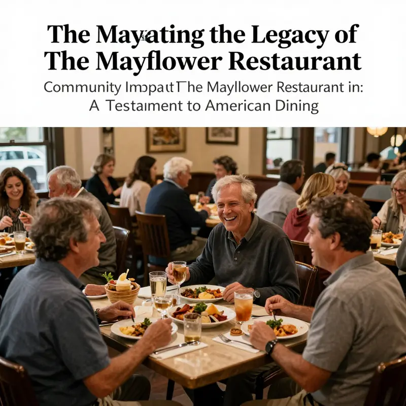 The iconic exterior of The Mayflower Restaurant, reflecting its rich history and welcoming atmosphere.