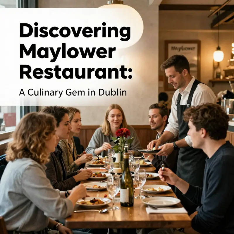 Historical illustration of Mayflower Restaurant during its early days.