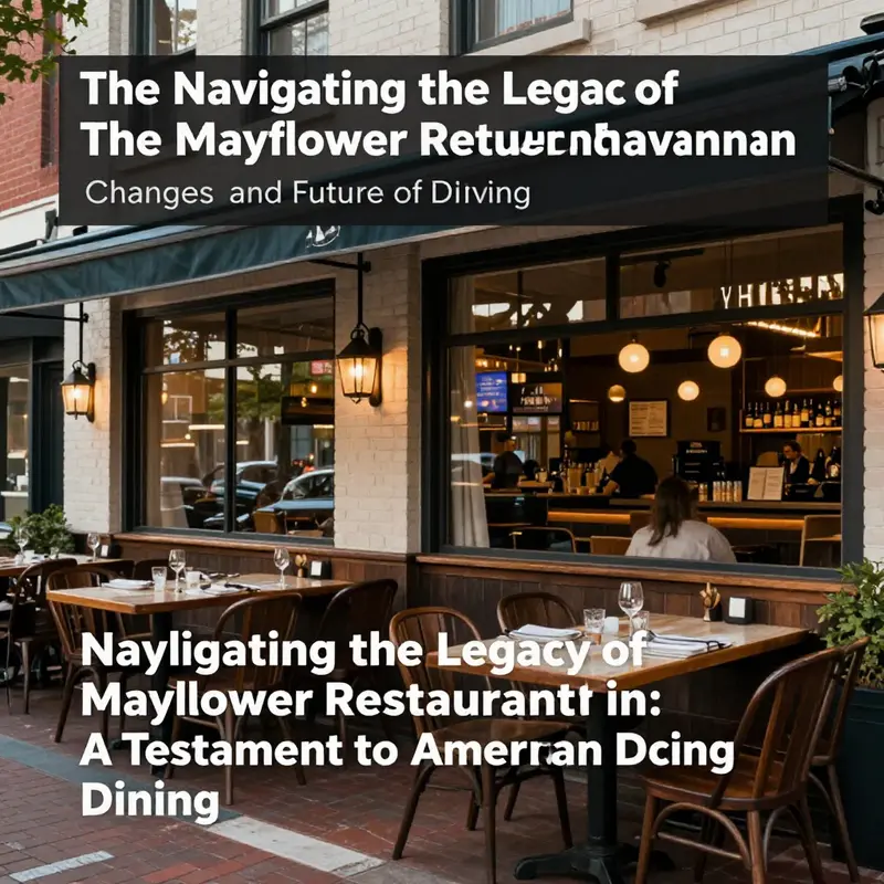 The iconic exterior of The Mayflower Restaurant, reflecting its rich history and welcoming atmosphere.