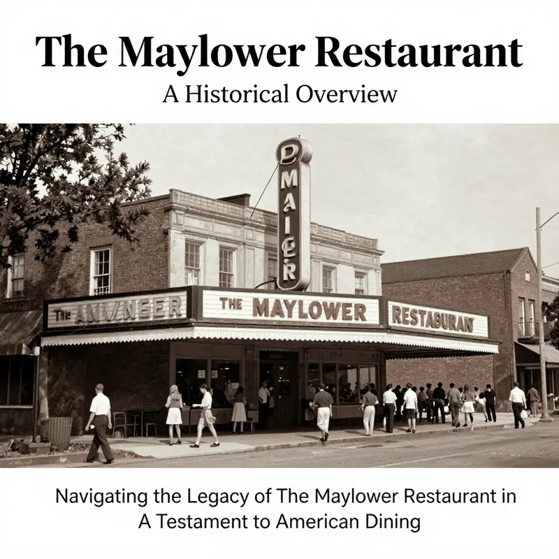 The iconic exterior of The Mayflower Restaurant, reflecting its rich history and welcoming atmosphere.