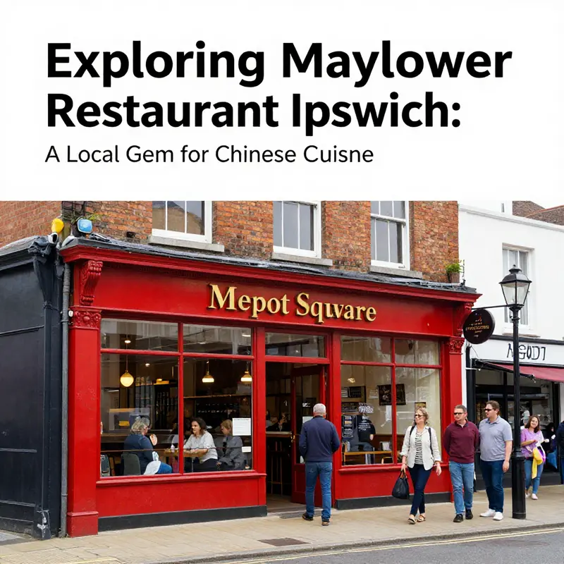 Mayflower Restaurant Ipswich offers a lively dining experience in the heart of Depot Square.
