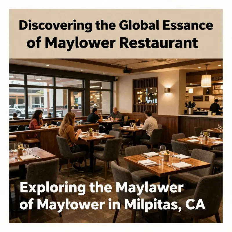 The modern and inviting interior of Mayflower Restaurant in Milpitas, California.