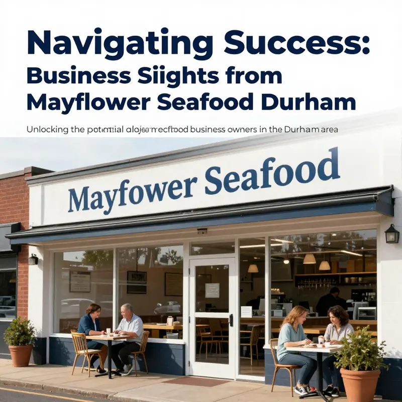 Exterior view of Mayflower Seafood restaurant showcasing its welcoming atmosphere.