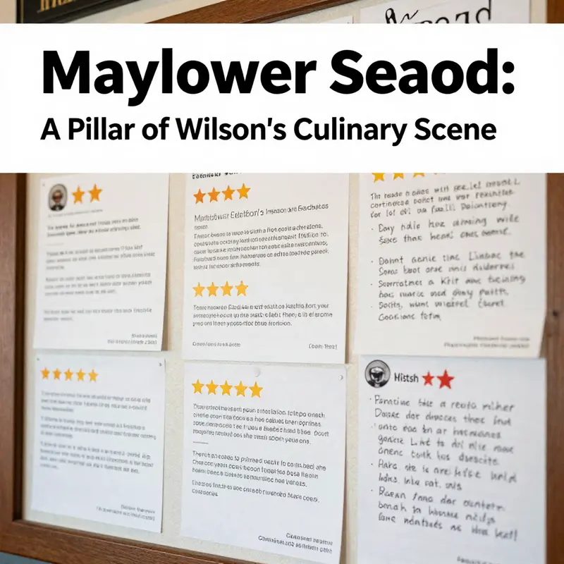 An array of delectable seafood dishes showcasing Mayflower’s diverse menu.
