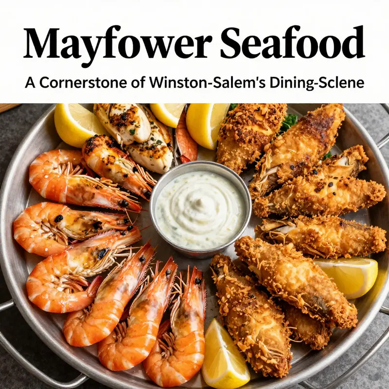 A stunning seafood platter representing the extensive menu offerings at Mayflower Seafood.