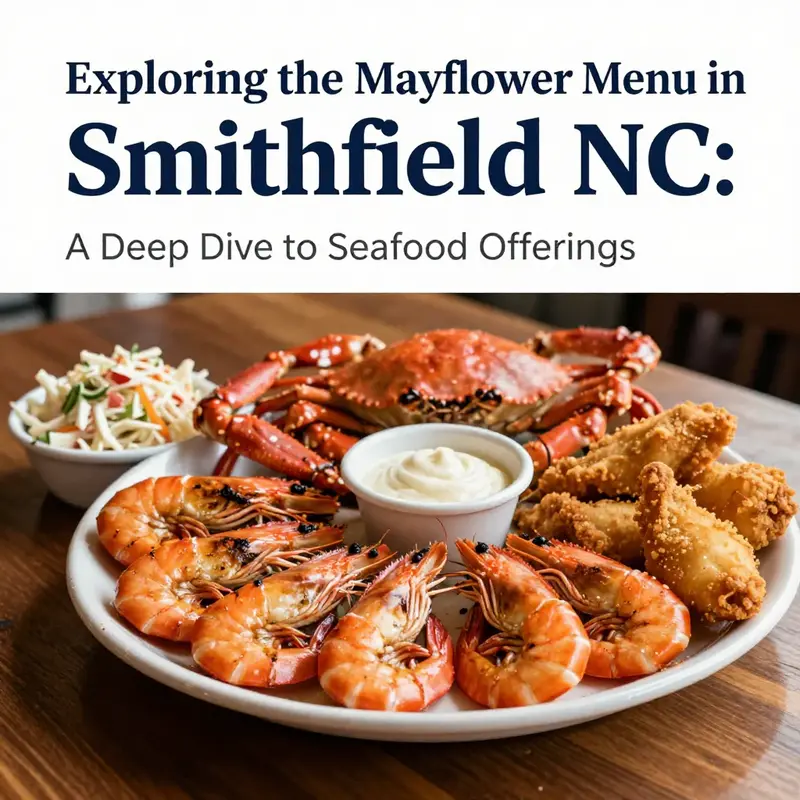 A feast of seafood from Mayflower, showcasing a variety of dishes available on the new menu.