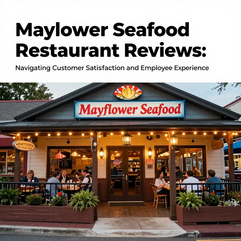 The exterior of Mayflower Seafood Restaurant in Winston-Salem, showcasing its charm and inviting atmosphere.
