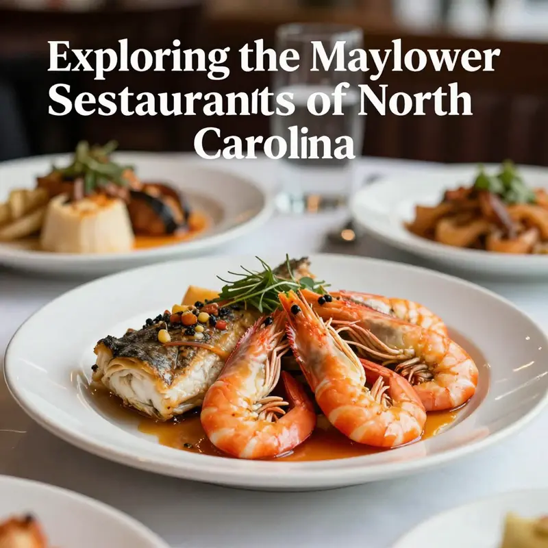A welcoming view of the Mayflower Seafood dining area in North Carolina, highlighting its inviting atmosphere.