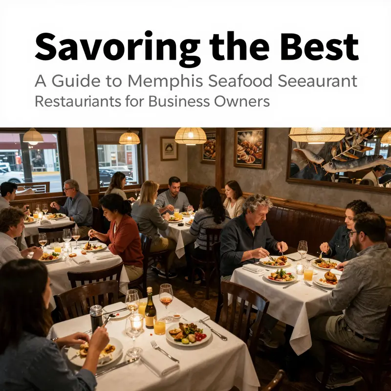 A delightful assortment of seafood dishes representative of Memphis’ finest restaurants.