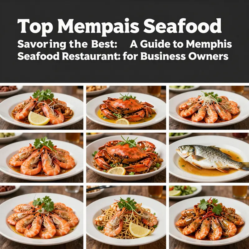 A delightful assortment of seafood dishes representative of Memphis’ finest restaurants.