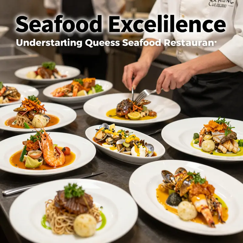 Fresh and innovative seafood dishes crafted at Queens Seafood Restaurant.