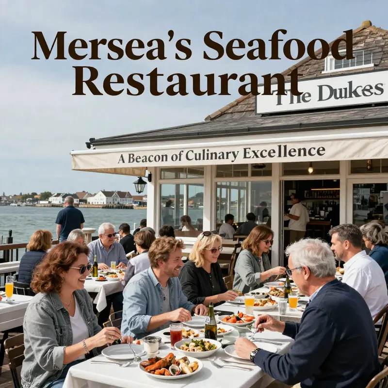 The Dukes Seafood, a culinary landmark on Mersea Island, invites local diners and tourists alike to enjoy fresh seafood by the coast.