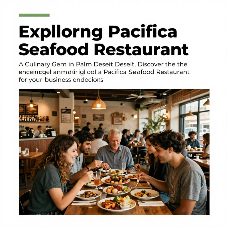 A vibrant dining scene at Pacifica Seafood Restaurant, illustrating the joy and warmth of the culinary experience.