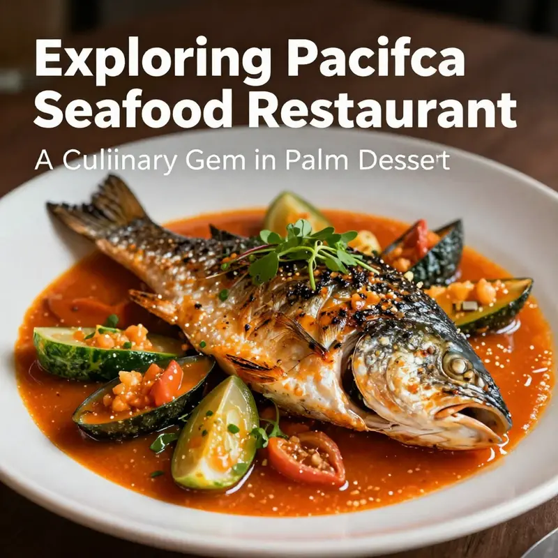 The elegant exterior of Pacifica Seafood Restaurant inviting guests to dine in style.