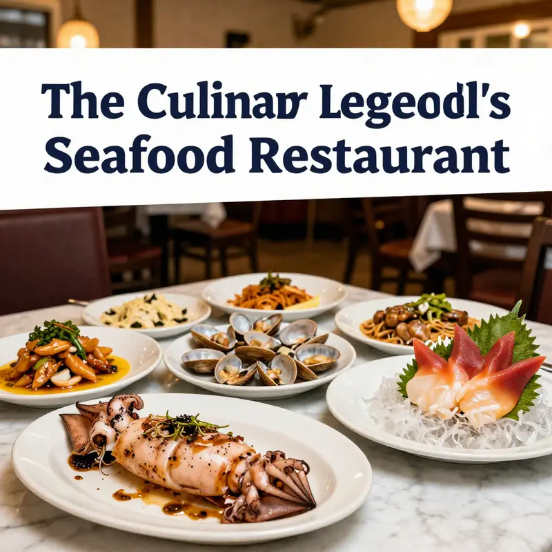 A vibrant selection of seafood dishes representing Powell’s culinary offerings.