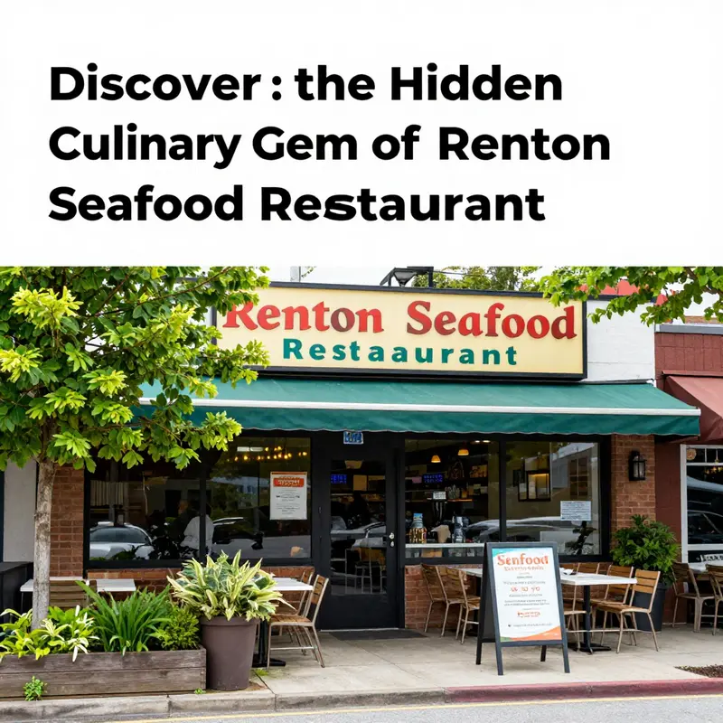 The inviting entrance of Renton Seafood Restaurant, a central hub for seafood lovers in Renton.
