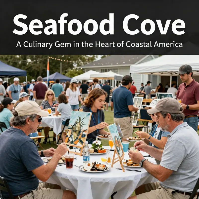 Map showcasing the various Seafood Cove locations across California.