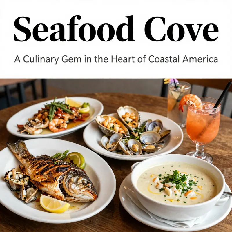 Map showcasing the various Seafood Cove locations across California.
