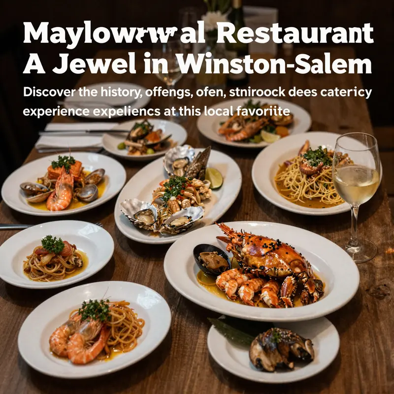 An enticing seafood dining arrangement showcasing a variety of dishes, symbolizing the culinary offerings of Mayflower Seafood Restaurant.