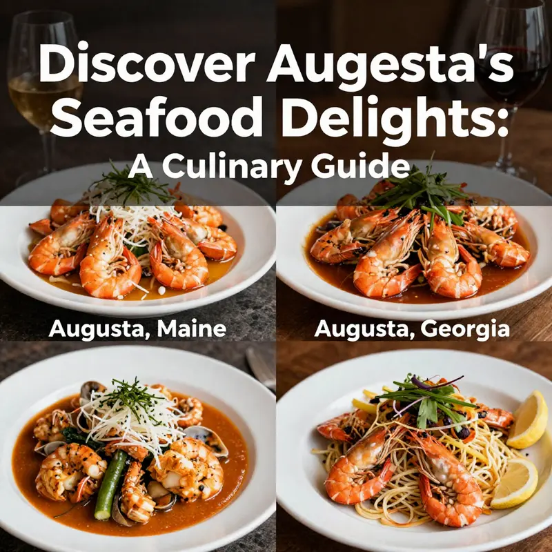 Patrons savoring oysters and Southern delights in a lively Augusta, Maine seafood restaurant.