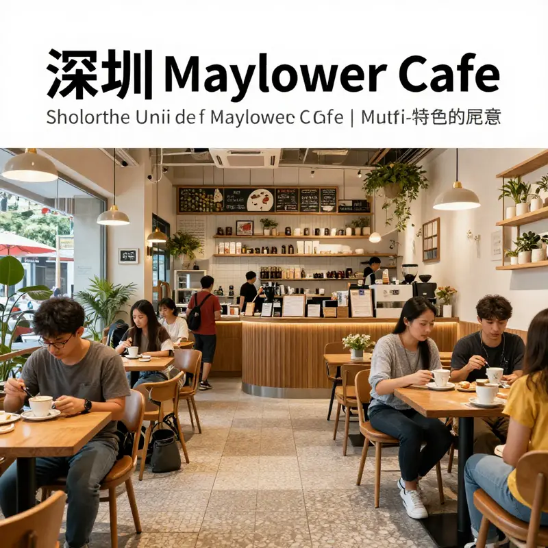 Inside look at Shenzhen’s Mayflower Cafe, where modern decor meets a lively coffee culture.