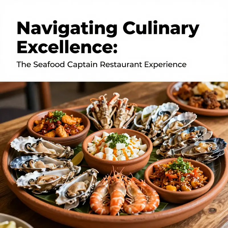 A glimpse into the modern and creative seafood dishes offered at Captain Scott’s Seafood Restaurant.