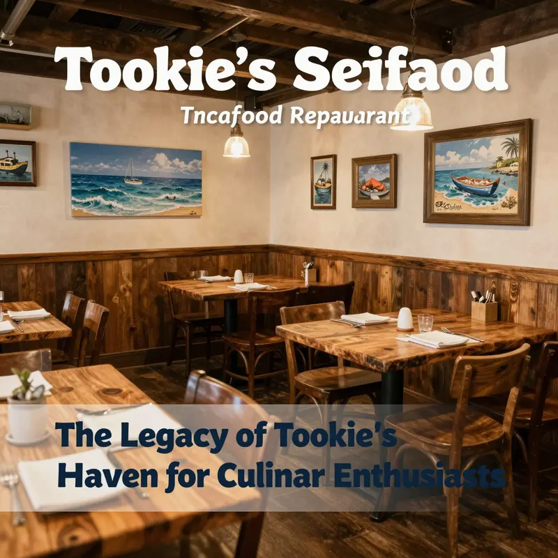 The inviting exterior of Tookie’s Seafood Restaurant beckons seafood lovers with its charming nautical decor.