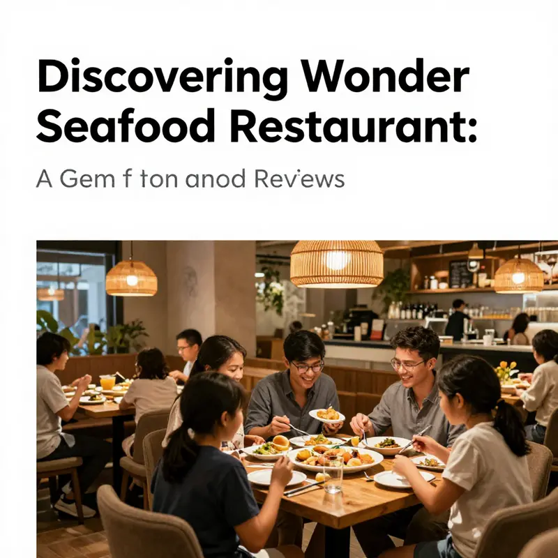 The inviting exterior of Wonder Seafood Restaurant in Edison, NJ, highlighting its welcoming atmosphere.