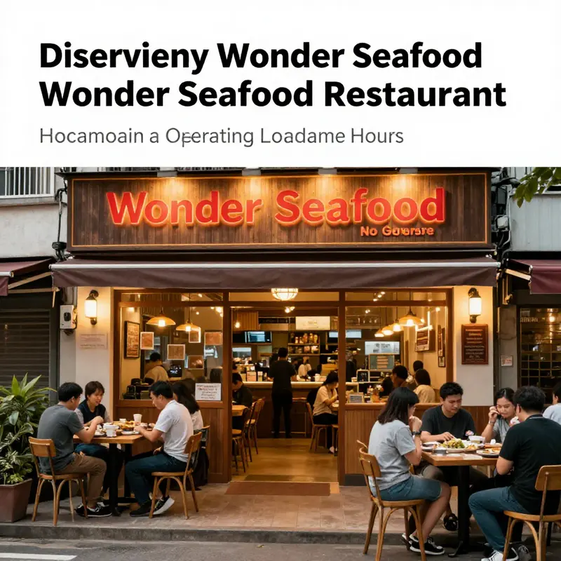 The inviting exterior of Wonder Seafood Restaurant in Edison, NJ, highlighting its welcoming atmosphere.