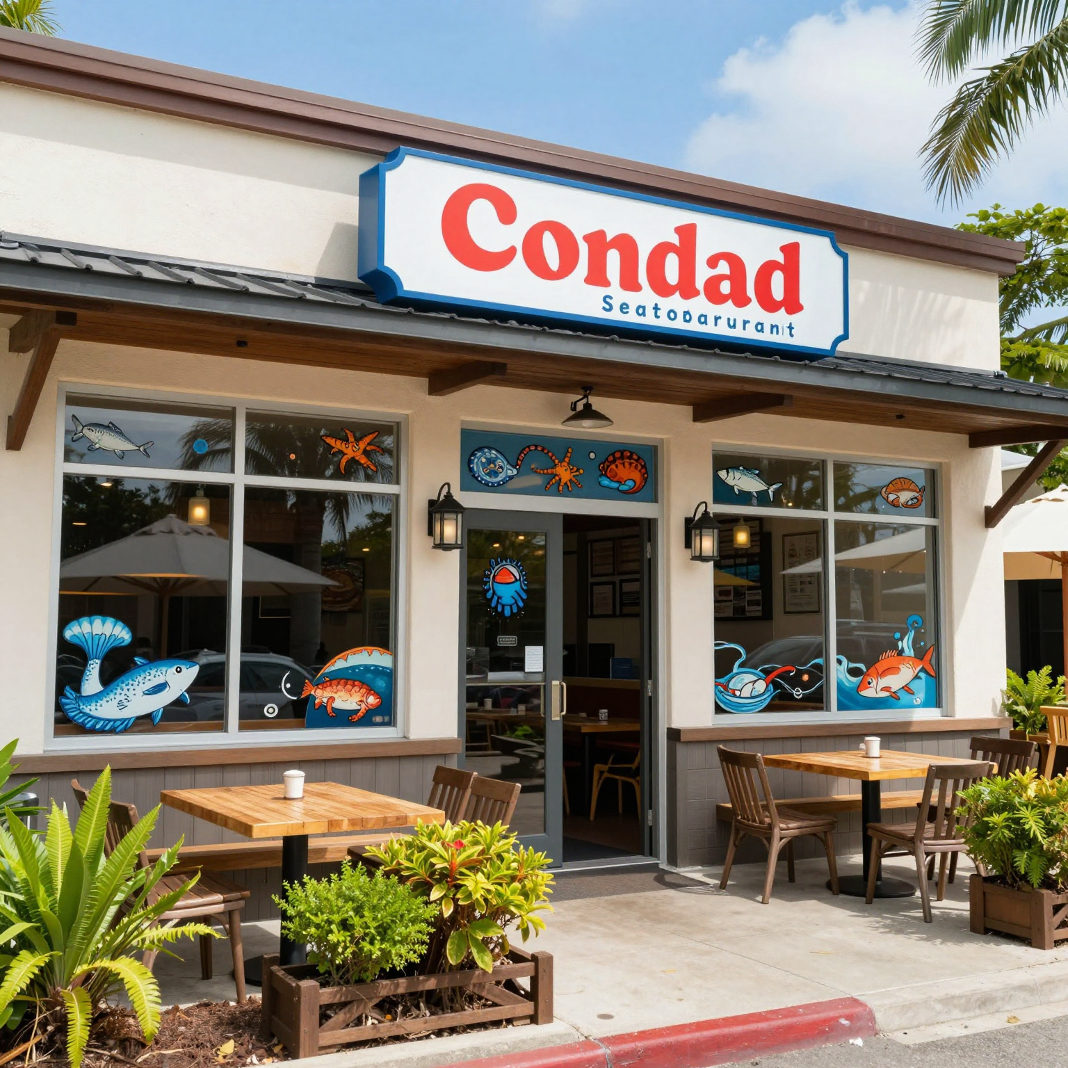 Exterior of Conrad Seafood Restaurant